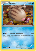 Swinub 26/135 Pokémon card from Plasma Storm (2013), English Common