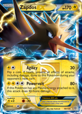 Zapdos-EX 48/135 Pokémon card from Plasma Storm (2013), English Rare Holo EX