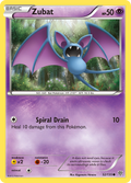 Zubat 52/135 Pokémon card from Plasma Storm (2013), English Common