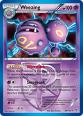 Weezing 58/135 Pokémon card from Plasma Storm (2013), English Rare Holo