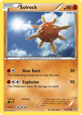 Solrock 74/135 Pokémon card from Plasma Storm (2013), English Uncommon