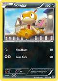 Scraggy 85/135 Pokémon card from Plasma Storm (2013), English Common