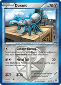 Durant 92/135 Pokémon card from Plasma Storm (2013), English Uncommon