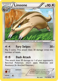 Linoone 112/160 English Pokémon card from Primal Clash (2015)