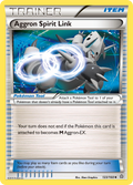 Aggron Spirit Link 123/160 English Pokémon card from Primal Clash (2015)