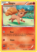 Vulpix 20/160 English Pokémon card from Primal Clash (2015)