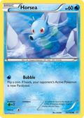 Horsea 30/160 English Pokémon card from Primal Clash (2015)