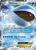 Wailord-EX 38/160 English Pokémon card from Primal Clash (2015)