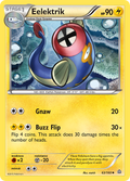 Eelektrik 63/160 English Pokémon card from Primal Clash (2015)