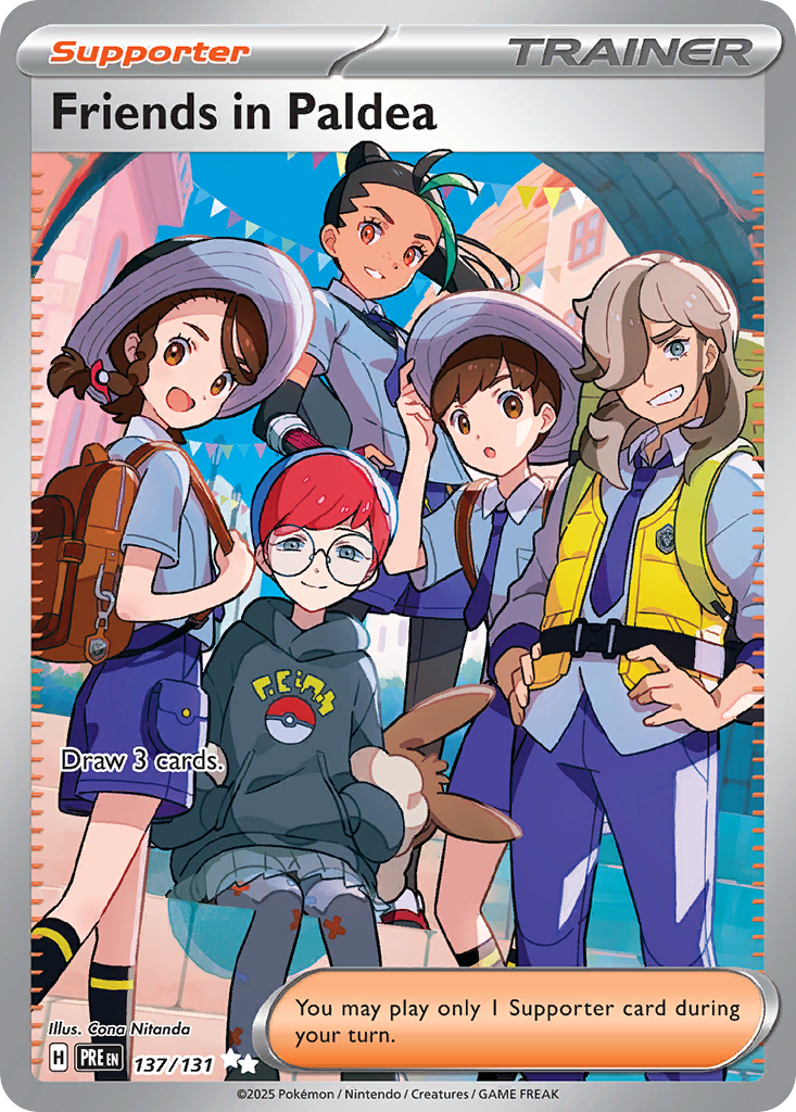Friends in Paldea 137/131 — English Pokémon Prismatic Evolutions (2025)