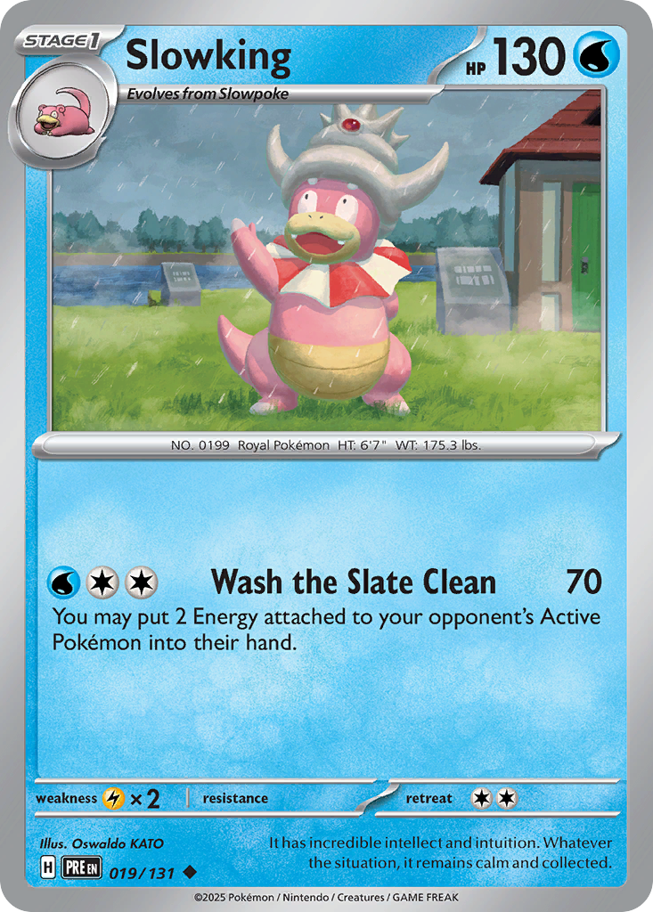 Slowking 19/131 — English Pokémon Prismatic Evolutions (2025)