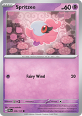 Spritzee 38/131 — English Pokémon Prismatic Evolutions (2025)