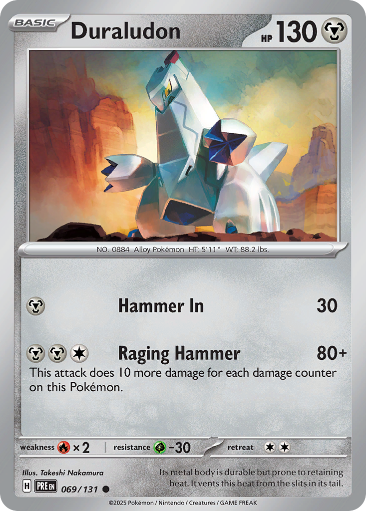Duraludon 69/131 — English Pokémon Prismatic Evolutions (2025)