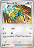 Dunsparce 79/131 — English Pokémon Prismatic Evolutions (2025)