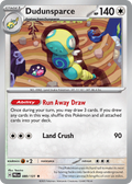 Dudunsparce 80/131 — English Pokémon Prismatic Evolutions (2025)