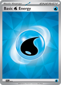 Basic Water Energy SVE 011 — English Pokémon Prismatic Evolutions (2025) Sheen foil Energy catalogue reference