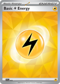 Basic Lightning Energy SVE 012 — English Pokémon Prismatic Evolutions (2025) Sheen foil Energy catalogue reference