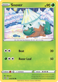 Snover 12/192 English Pokémon card from Rebel Clash (2020)