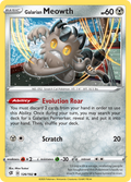 Galarian Meowth 126/192 English Pokémon card from Rebel Clash (2020)