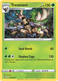 Trevenant 15/192 English Pokémon card from Rebel Clash (2020)