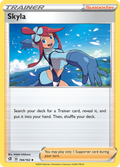 Skyla 166/192 English Pokémon card from Rebel Clash (2020)