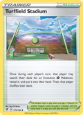 Turffield Stadium 170/192 English Pokémon card from Rebel Clash (2020)