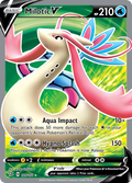 Milotic V 179/192 English Pokémon card from Rebel Clash (2020)