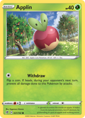 Applin 21/192 English Pokémon card from Rebel Clash (2020)