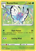 Butterfree 3/192 English Pokémon card from Rebel Clash (2020)