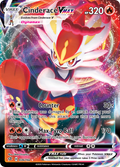 Cinderace VMAX 36/192 English Pokémon card from Rebel Clash (2020)