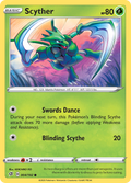 Scyther 4/192 English Pokémon card from Rebel Clash (2020)