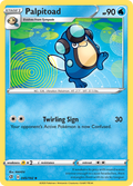 Palpitoad 45/192 English Pokémon card from Rebel Clash (2020)