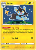 Luxio 61/192 English Pokémon card from Rebel Clash (2020)