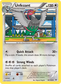 Unfezant 80/108 English Pokémon card from Roaring Skies (2015)