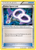 Latios Spirit Link 85/108 English Pokémon card from Roaring Skies (2015)