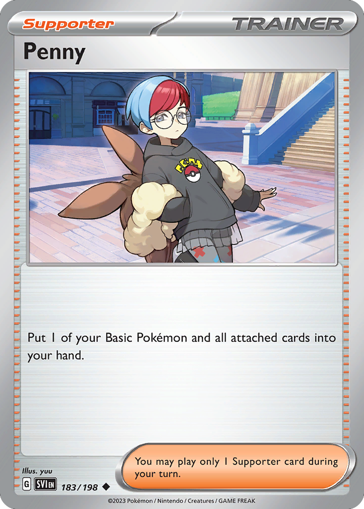 Penny 183/198 — English Pokémon Scarlet & Violet (2023)