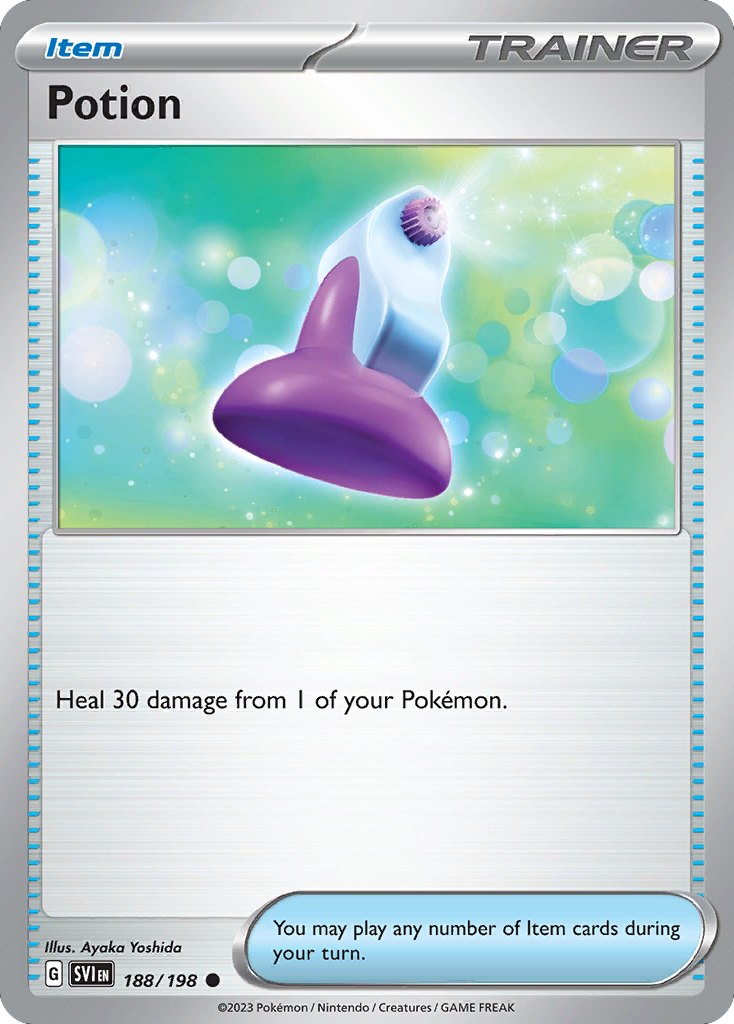 Potion 188/198 — English Pokémon Scarlet & Violet (2023)
