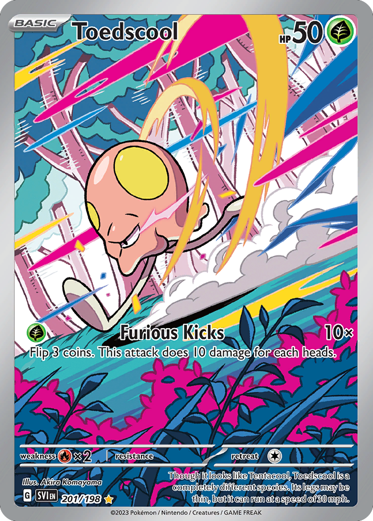 Toedscool 201/198 — English Pokémon Scarlet & Violet (2023)