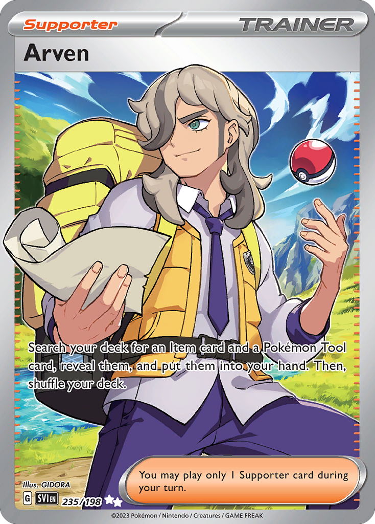 Arven 235/198 — English Pokémon Scarlet & Violet (2023)