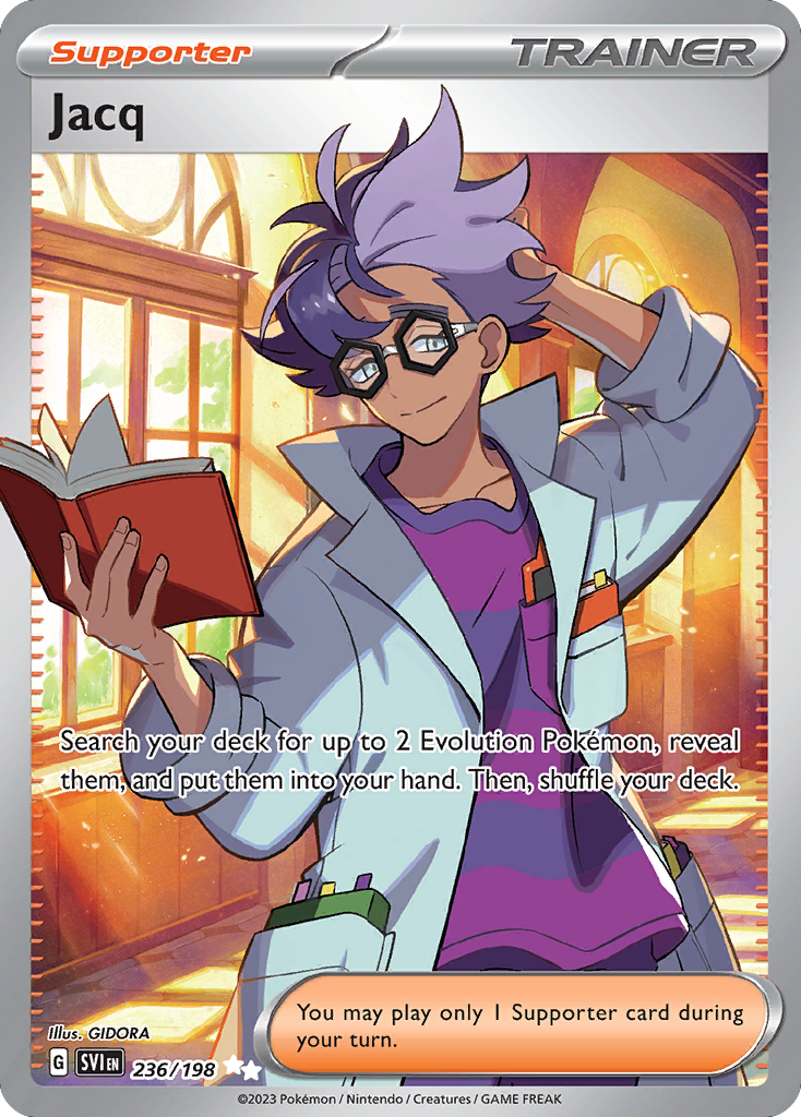 Jacq 236/198 — English Pokémon Scarlet & Violet (2023)