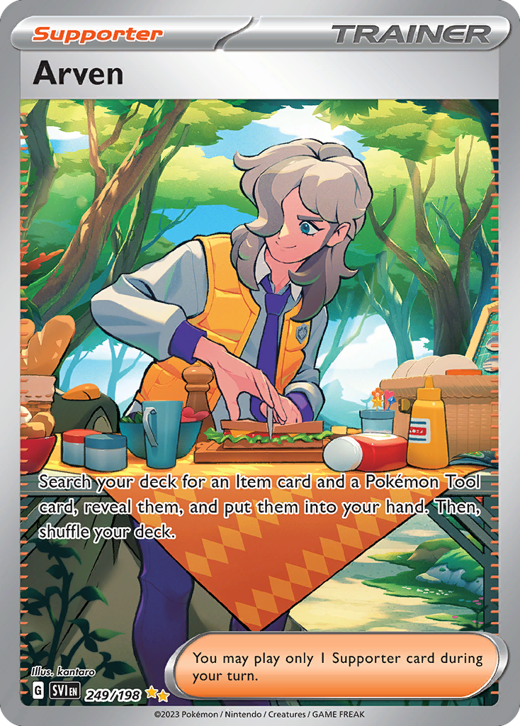 Arven 249/198 — English Pokémon Scarlet & Violet (2023)