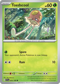 Toedscool 25/198 — English Pokémon Scarlet & Violet (2023)