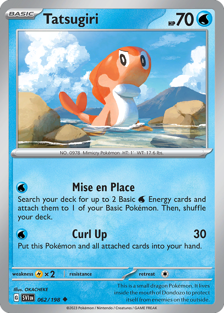 Tatsugiri 62/198 — English Pokémon Scarlet & Violet (2023)