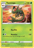 Yanmega 2/72 English Pokémon card from Shining Fates (2021)