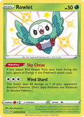 Rowlet SV001/SV122 English Pokémon card from Shining Fates Shiny Vault (2021)