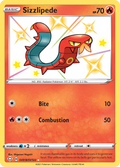 Sizzlipede SV018/SV122 English Pokémon card from Shining Fates Shiny Vault (2021)