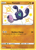 Galarian Yamask SV065/SV122 English Pokémon card from Shining Fates Shiny Vault (2021)