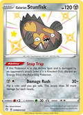 Galarian Stunfisk SV088/SV122 English Pokémon card from Shining Fates Shiny Vault (2021)