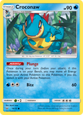 Croconaw 19/73 English Pokémon card from Shining Legends (2017)