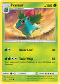 Ivysaur 2/73 English Pokémon card from Shining Legends (2017)